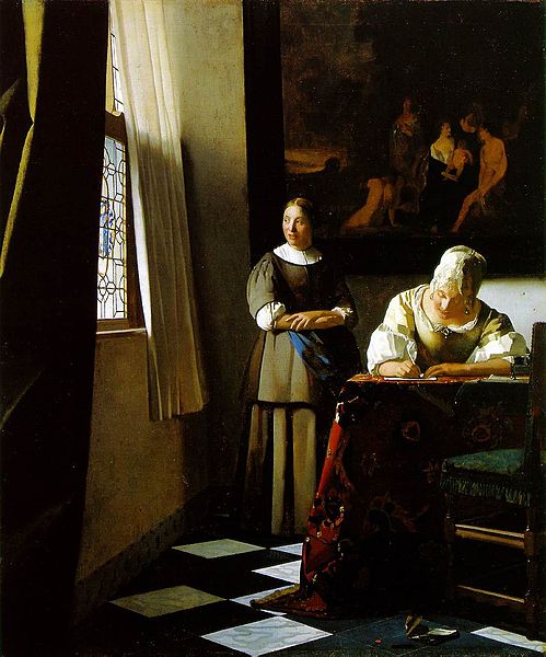 Vermer. pisanje