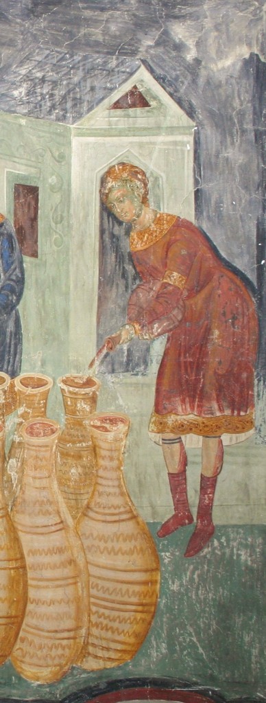 Svadba u Kani, detalj, Kalenić, 15. vek, foto © dokumentacija Artis centar, Beograd
