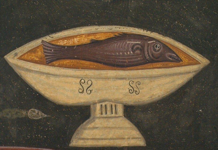 Sveti apostoli, Peć, umnožavanje hlebova i riba