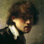 Rembrandt self portrait, 1629