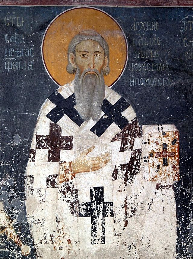 Sveti Sava, Manastir Studenica, 12. vek