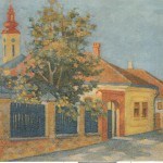 Živorad Nastasijević, Moja rodna kuća, 1956, ulje na platnu
