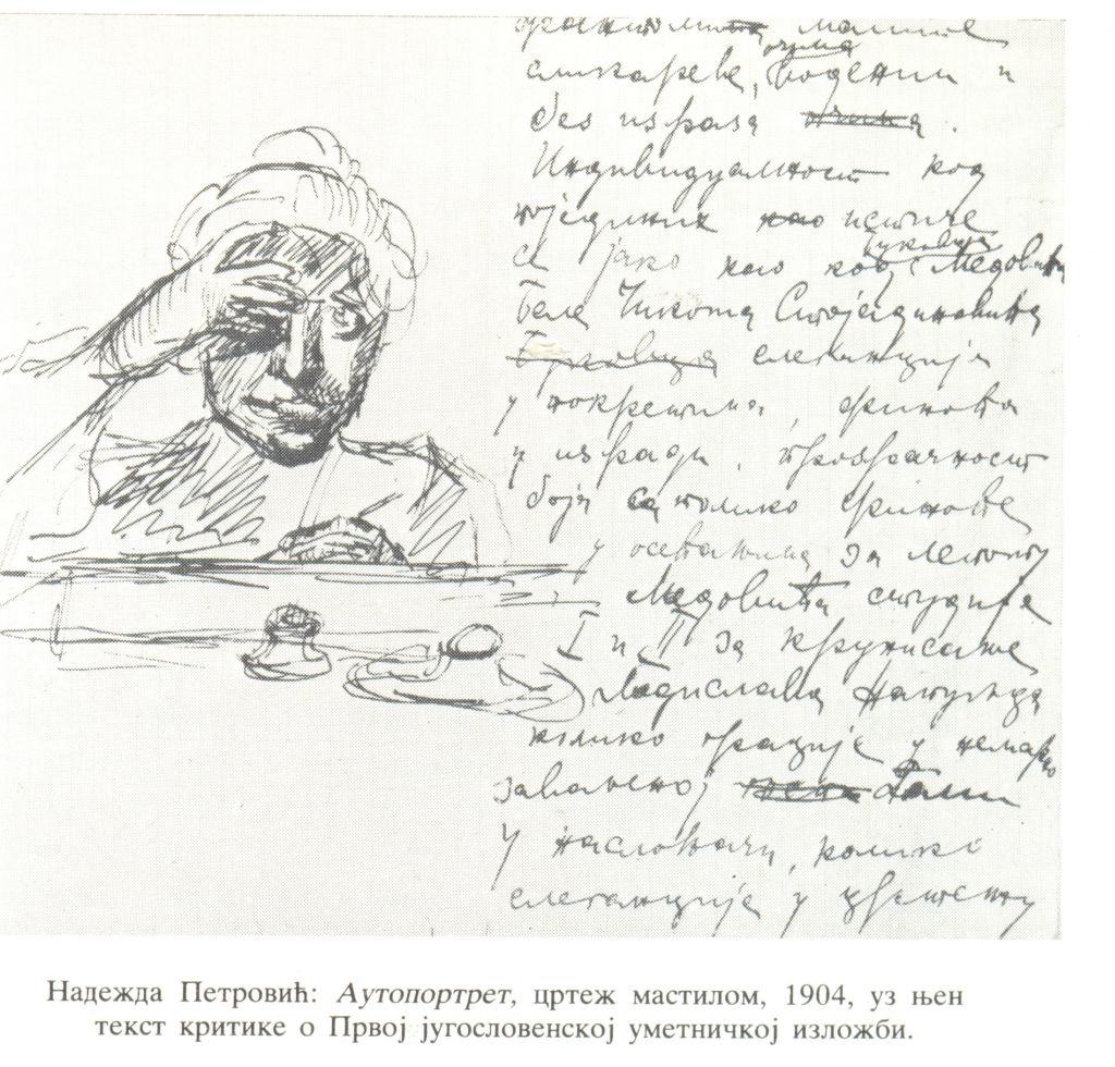 NAdežda Petrović, Autoportret