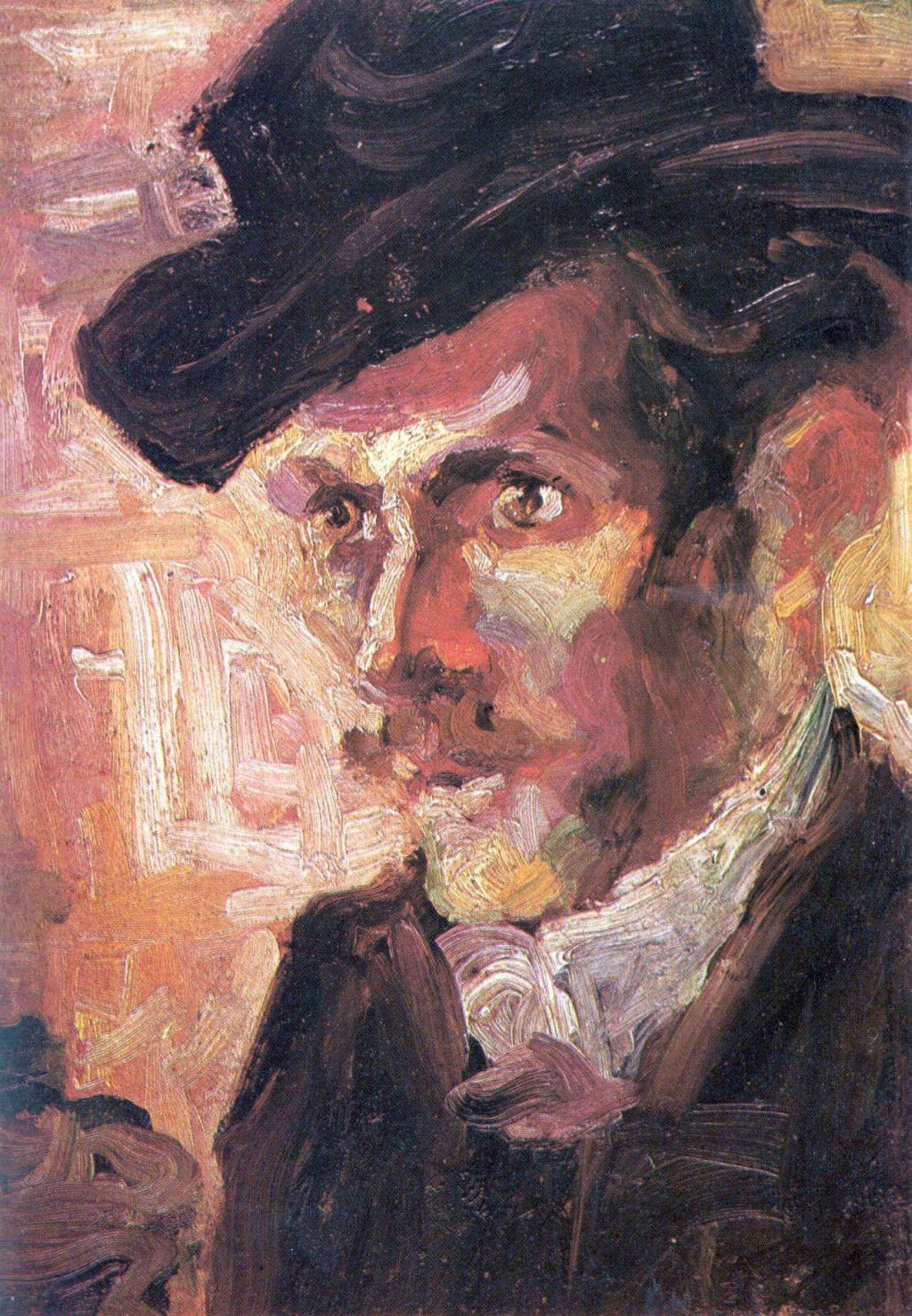 Nadežda Petrović, Portret Jovana Skerlića, 1907,