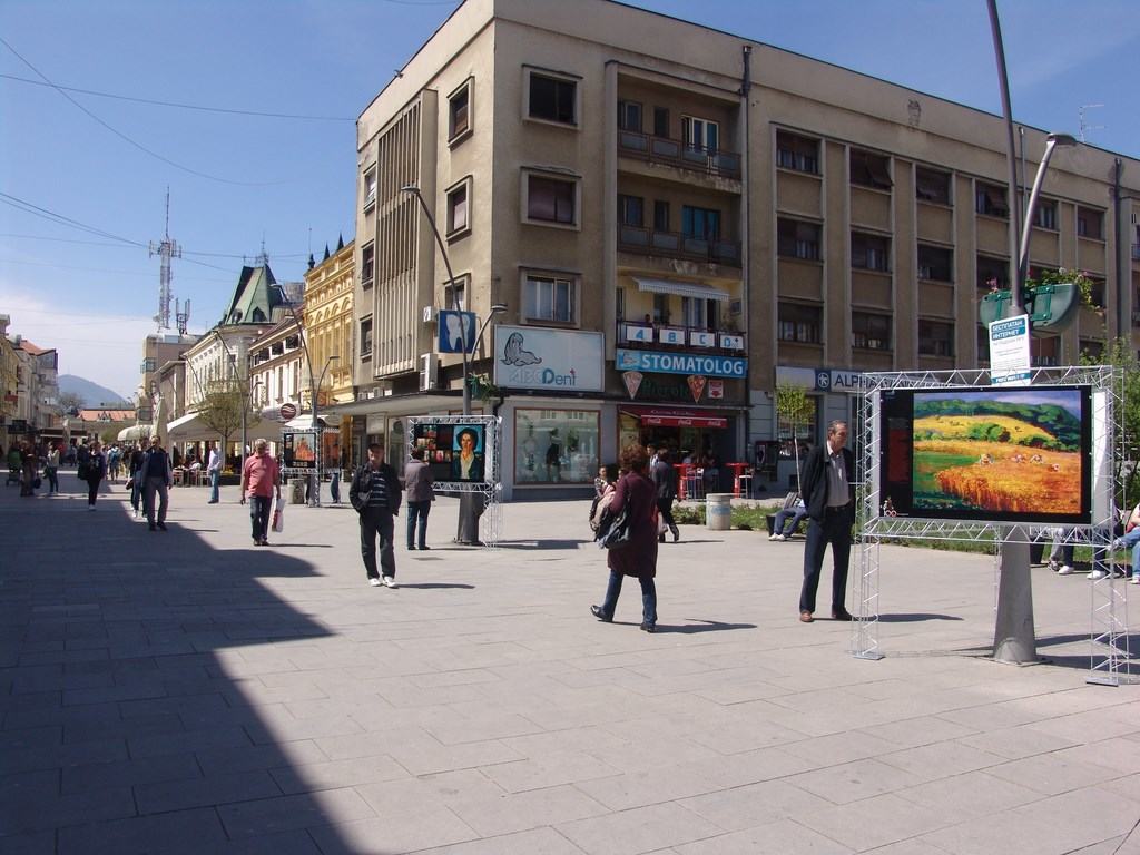 Čačak, Ulicna galerija