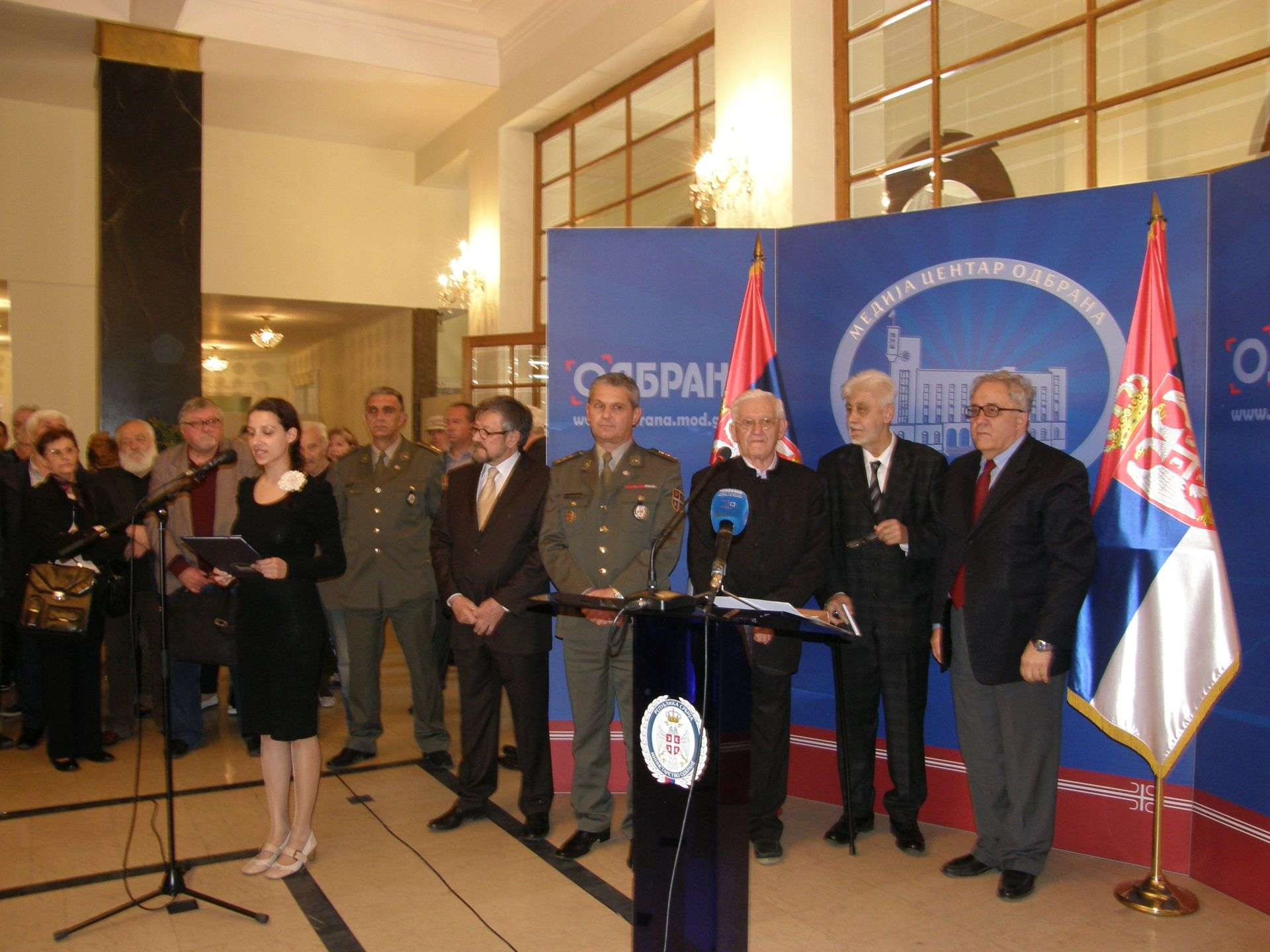 Svečano otvaranje spomenika Nadeždi Petrović u Domu Vojske Srbije