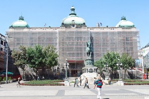 Zgrada Narodnog muzeja u rekonstrukciji