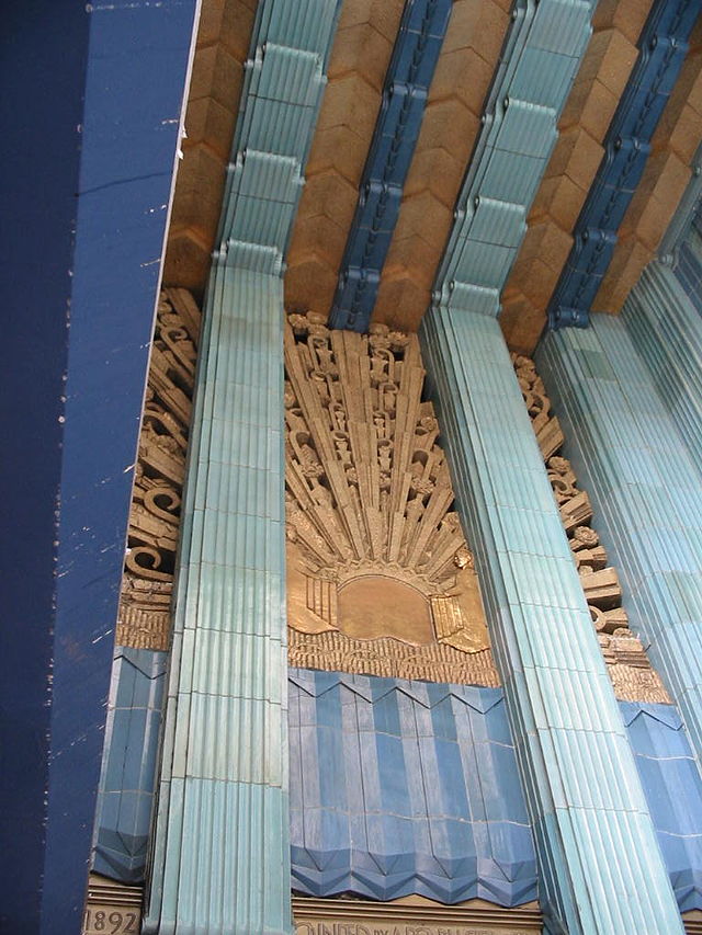 Ulaz, Eastern Columbia Building, Los Anđeles, 1930.