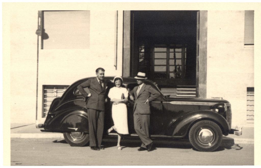 Pavle Beljanski sa prijateljima, Italija, foto SZPB