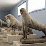 Mermerni lavovi sa Delosa, Arheološki muzej, Delos, 6. vek p. n. e