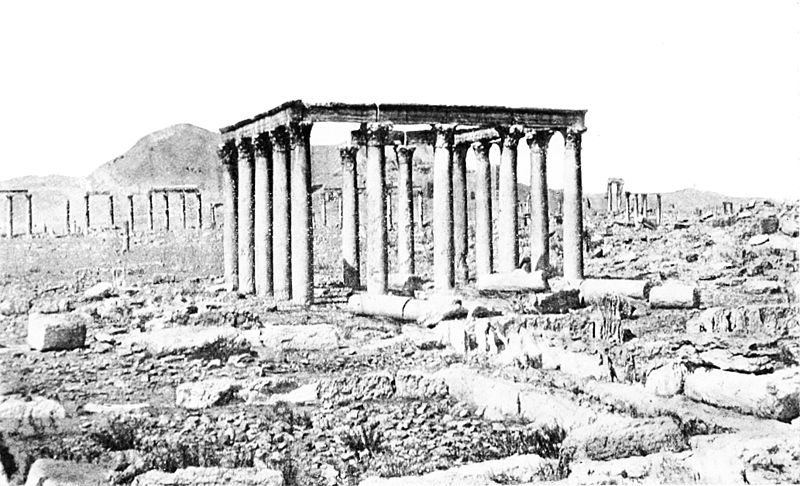 Palmyra 1914, ruins