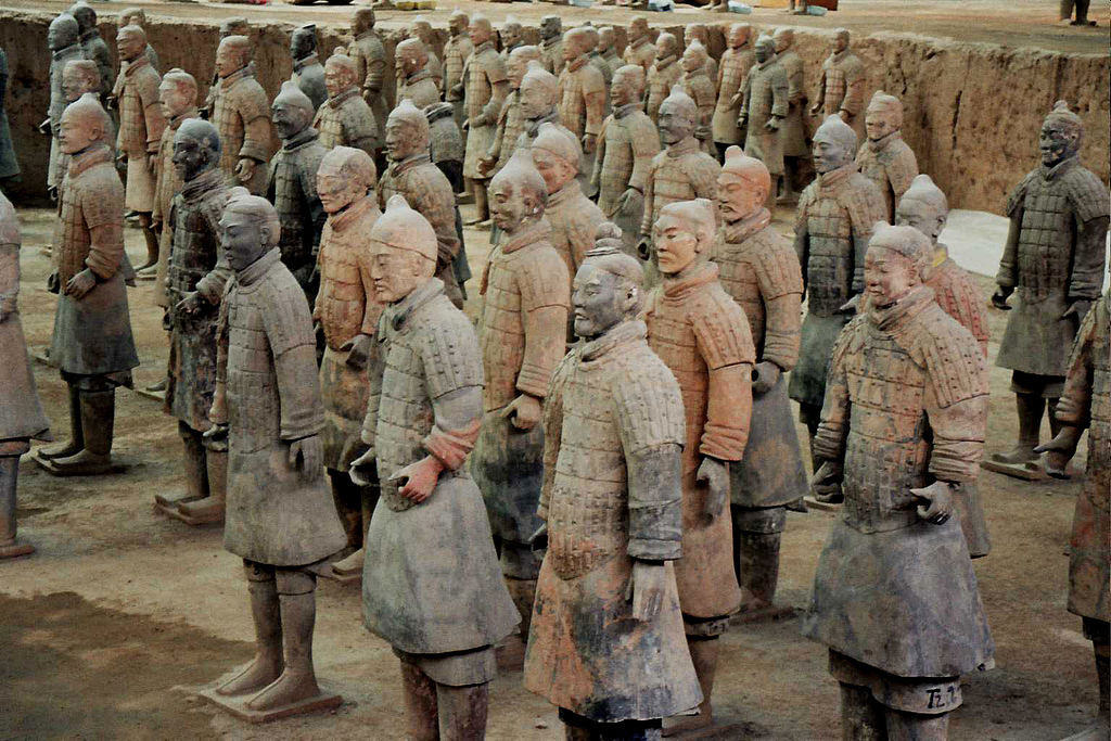 Vojska od terakote, Kina, car Ćin Ši Huang, 259-210. god. p n. e