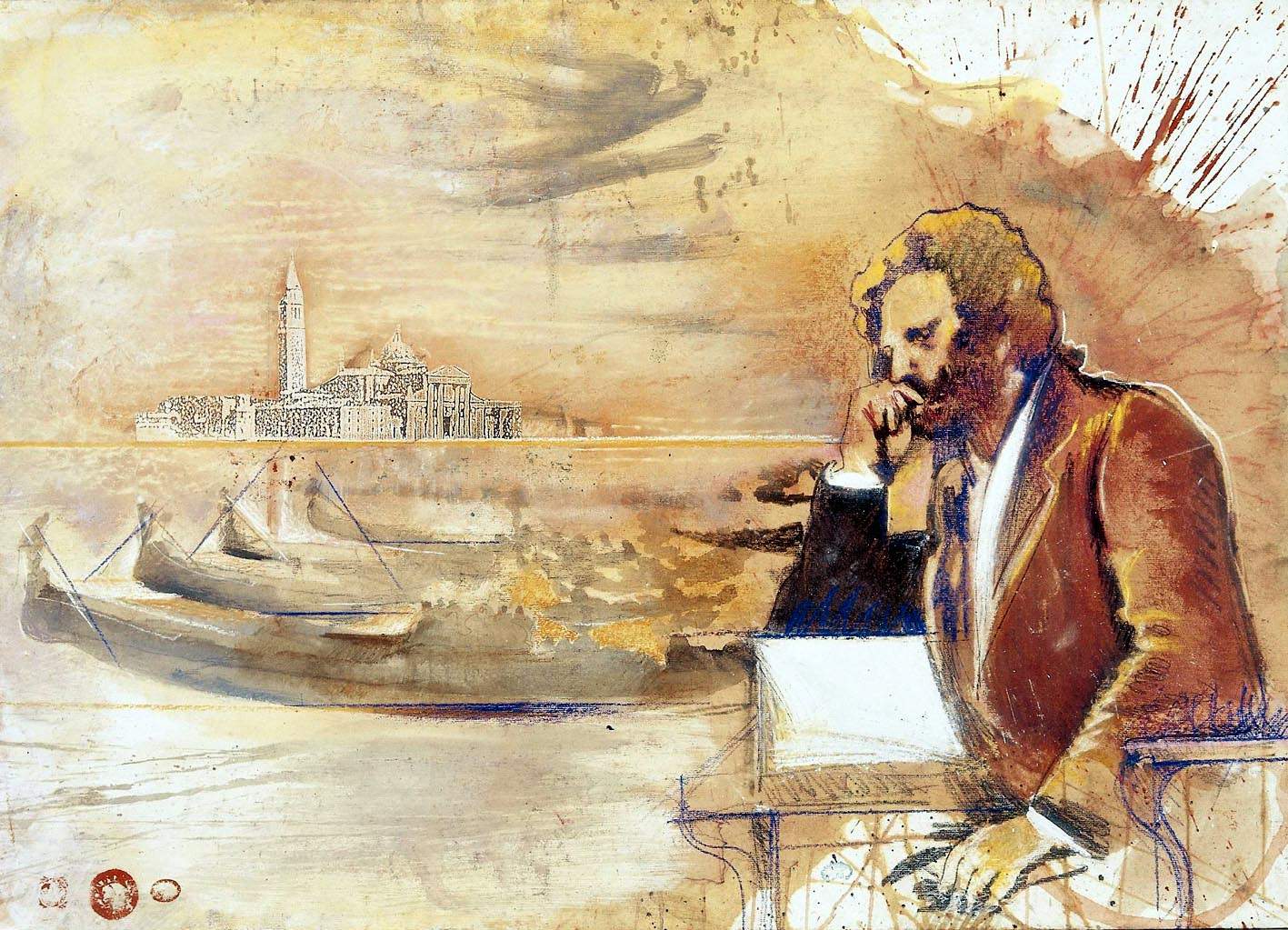 Laza Kostić, Venecija, Santa Maria della Salute, Olja Ivanjicki, Laura Barna