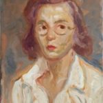 Zora Petrović, Autoportret, 1946, Spomen-zbirka Pavla Beljanskog, Novi Sad