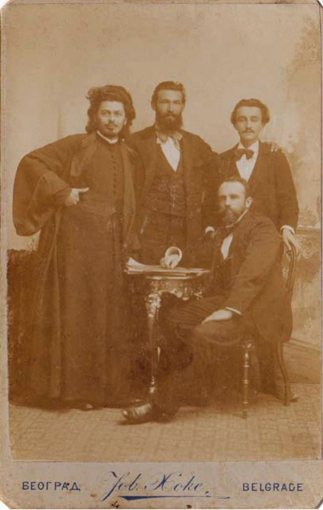 Rafailo Momčilović, Dragomir Glišić, Borivoje Stevanović i Kiril Kutlik 