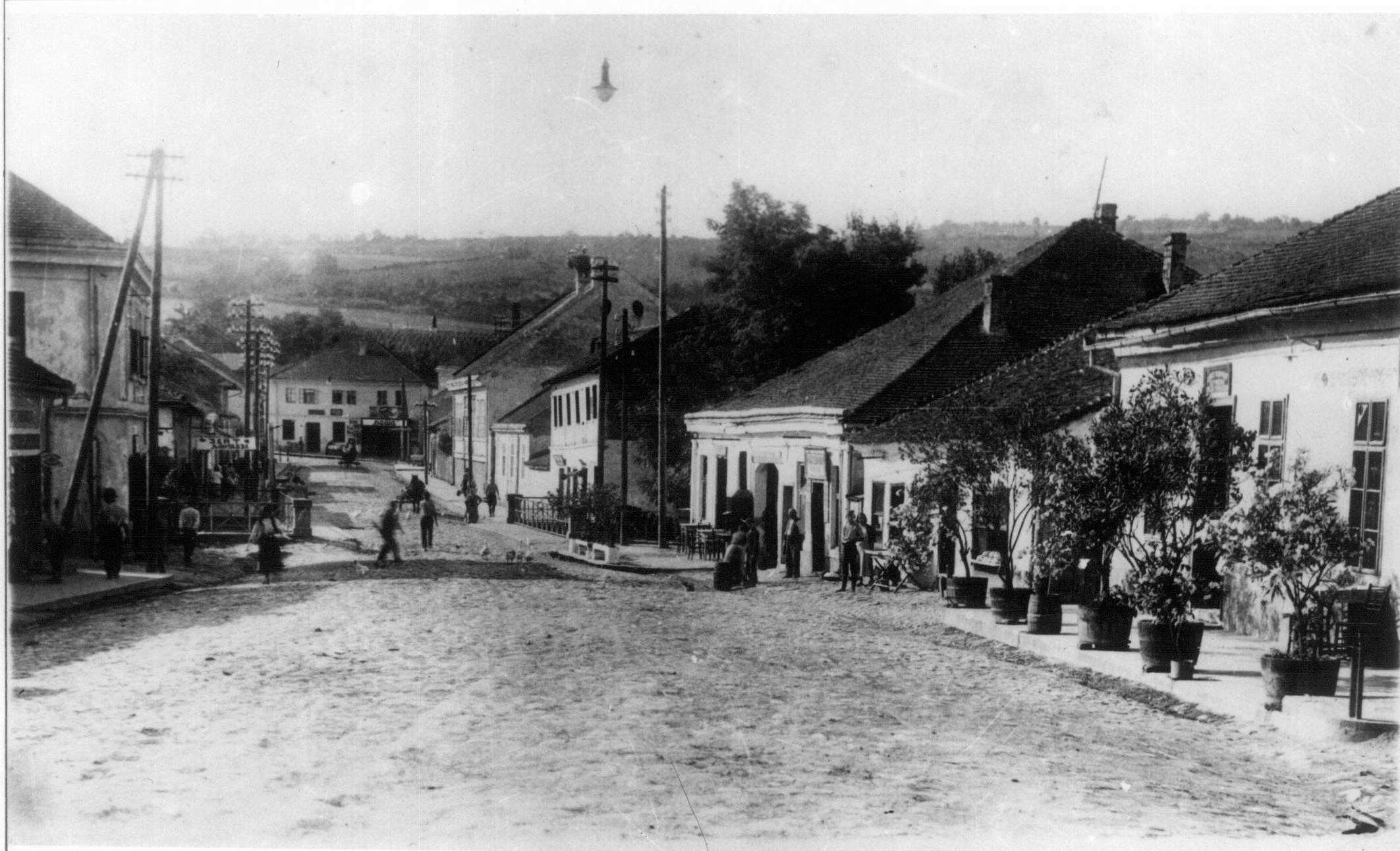 Izgled Gročanske čaršije pred Drugi svetski rat
