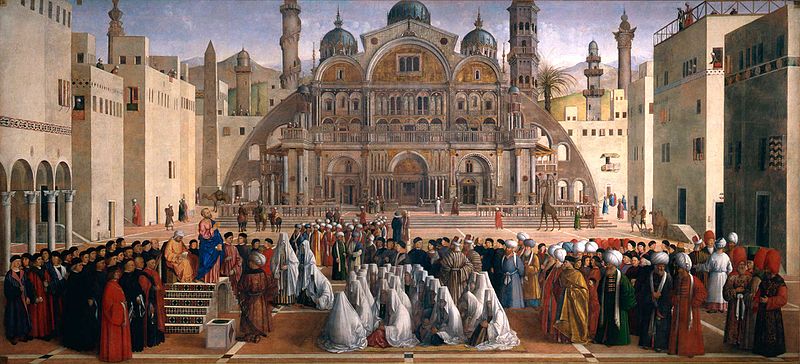 Đentile i Đovani Belini: Propoved Svetog Marta u Aleksandriji, 1504-1507, 