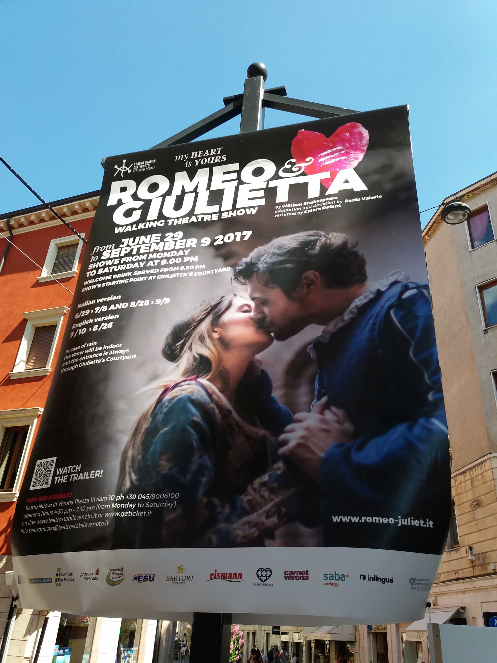 Verona, Festival opere 2017, Romeo i Julija, večna tema grada
