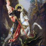 Gistav Moro, Sveti Đorđe i zmaj, 1889/90, Nacionalna galerija, London