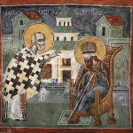 Sveti Nikola vraća vid kralju Stefanu Dečanskom, Pećka patrijaršija